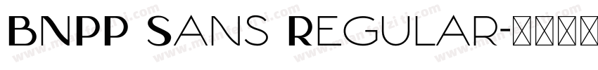 BNPP Sans Regular字体转换